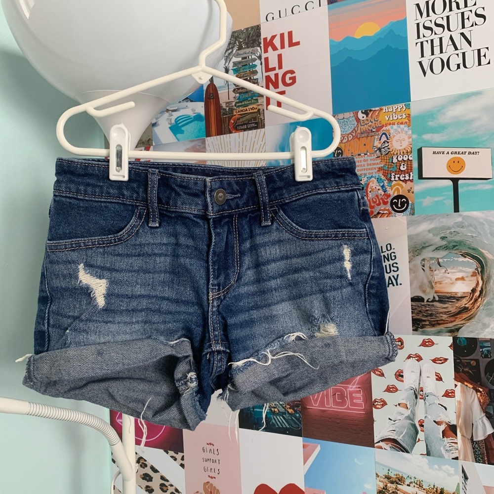 hollister jean shorts
